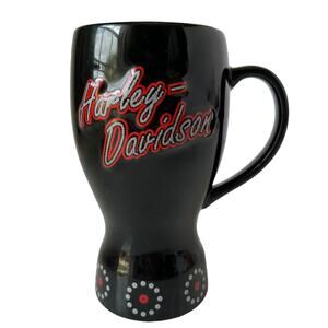 Harley Davidson Pilsner Coffee Mug Cup Encore Group Bling Black Ceramic 16 oz